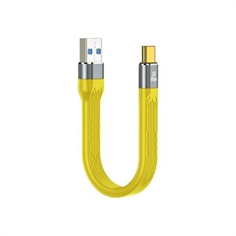 USB to Type-C PD 100W Fast Charging 10Gbps FPC Soft Data Cable, Cable Length: 13.8cm