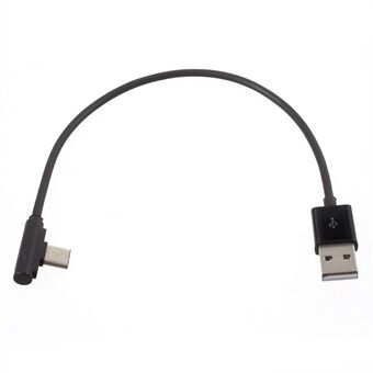 0.2m 90-degree Angled USB Type C USB Charging Data Cable for Samsung Huawei Xiaomi etc