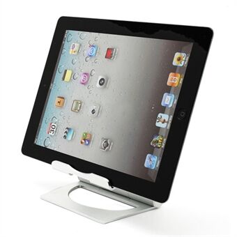 Solid Aluminum Folding Pivot Stand Holder for Apple iPad / Tablet PC / Cell Phone - Silver Color