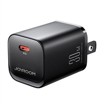 JOYROOM JR-TCF07 Speed Series US Plug PD 30W Fast Charging Plastic Adapter Type-C Port Phone Wall Charger