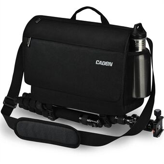 CADEN K12 Large Capacity Water-resistant DSLR Camera Messenger Shoulder Bag for Outdoor Travel
