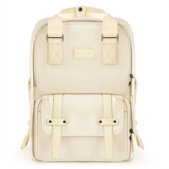 CWATCUN SLR Camera Shoulder Bag 15.6-inch Laptop Backpack with Tote Liner Bag