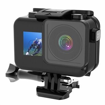 AGDY37 Underwater Sports Camera Diving Shell Waterproof Drop-proof Housing Case for DJI Osmo Action - Black