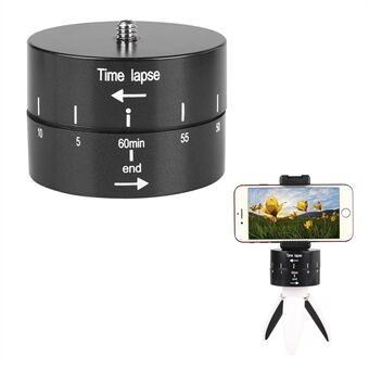 360 Degree Panoramic Rotating ABS Time Lapse Stabilizer Tripod Adapter for Gopro DSLR Camera