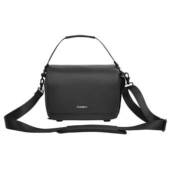 CWATCUN D73 DSLR Camera Shoulder Bag Waterproof Camera Handbag for Nikon Sony Lens Tripod