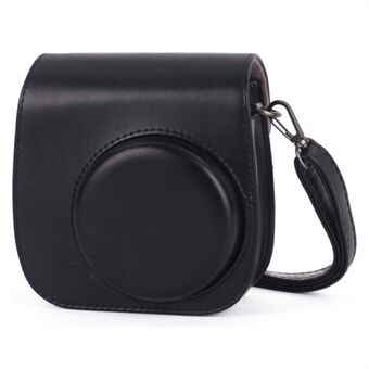 For Fujifilm Instax Mini 12  /  11  /  9  /  8 Carrying Case Shockproof PU Leather Cover Camera Shoulder Bag with Strap