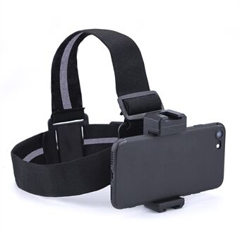 BRDRC DJI-8862 Cellphone / Camera Mount Head Strap Vlog Video Shooting Mobile Phone Holder Head Fixing Belt