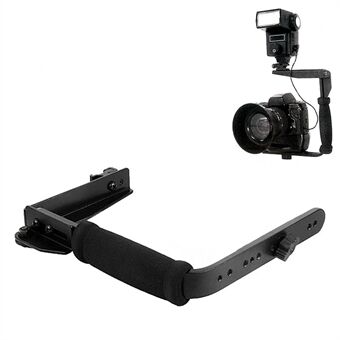 635 U-shaped Reversible Rotating Flash Bracket Handheld Stabilizer Grip for Camera Camcorder Mini DV