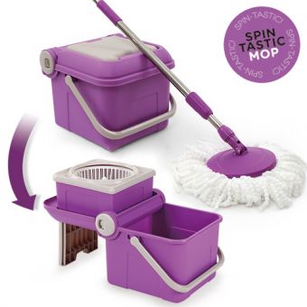 Spin-Tastic Mop and Collapsible Bucket