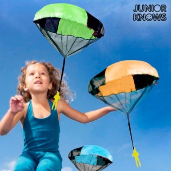 Toy Figure with Parachute