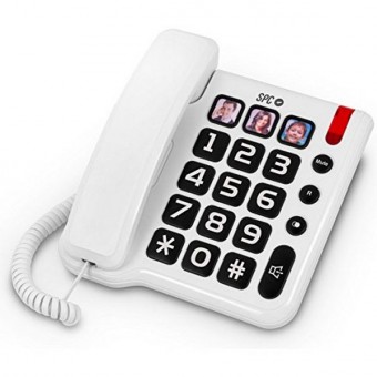 Landline Phone for Seniors - White