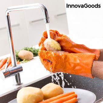 Cleaning and peeling gloves for fruits and vegetables