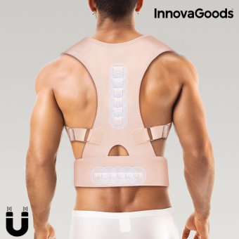 InnovaGood\'s Posture Correction Back Support with Magnets - Size: L