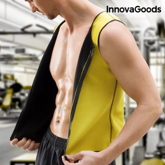 InnovaGoods Sports Vest With Sauna Effect - For Men - Size: M