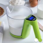 Digital kitchen scale with bowl - White