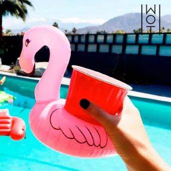 Can holder Flamingo Bathing