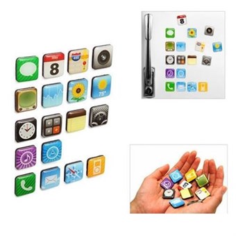 Apps fridge magnets 18 pcs