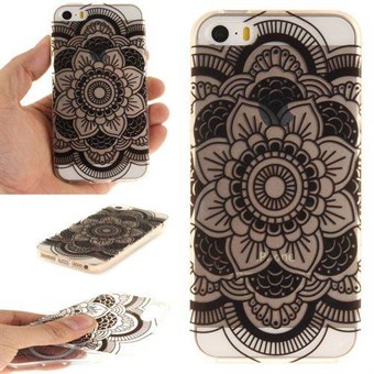 Modern art silicone cover for iPhone 5 / 5S / SE - Henna Butterfly