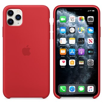iPhone 11 Pro Max Silicone Case - Red