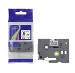 Brother Compatible TZ 231 - Black text White tape 12mm x 8 m