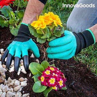 InnovaGoods Garden Gloves with Claws