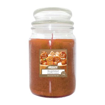 AirPure Scented Candle - Gingerbread - Light Added Essential Oil - Gingerbread Scent