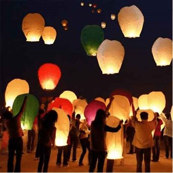 Chinese Flying Kongming Sky Lanterns