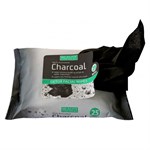 Beauty Formulas Charcoal Detox Facial Wipes - 25 pcs