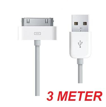 iPad / iPhone / iPod Cable 3 Meter (White)