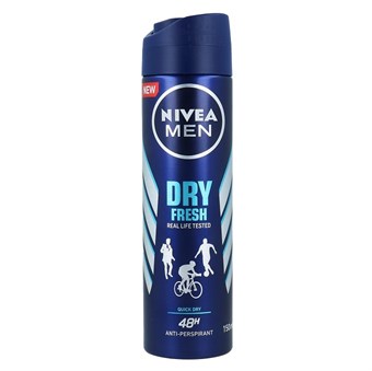 Nivea Men Deodorant - Spray Dry Fresh - 48 H Anti-Perspirant - 150 ml