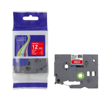 Brother Compatible TZ 231 - Black text White tape 12mm x 8 m