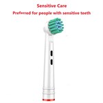 Oral-B compatible brush heads SB-417A - Sensitive / Soft - 4 pcs.