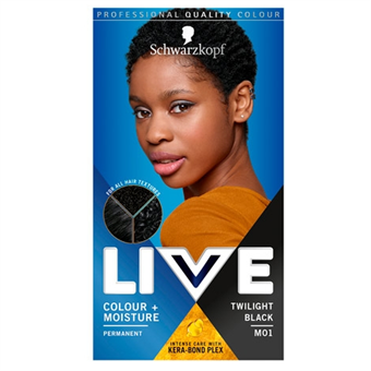 Schwarzkopf LIVE Intense Permanent Color - M01 Twilight Black