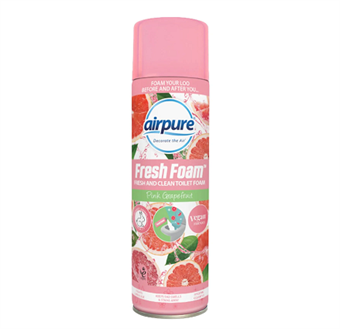 AirPure Fresh Stripes Toilet Gel - Toilet Cleaner - Alternative to Toilet Blocks - Ocean Breeze - Scent of the Sea