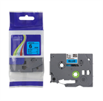 Brother Compatible TZ 231 - Black text White tape 12mm x 8 m