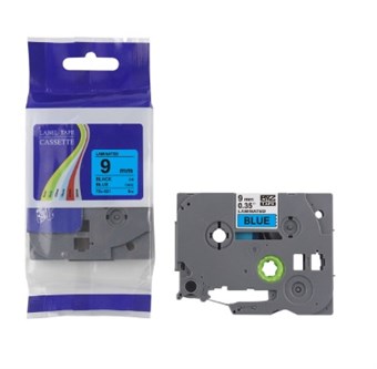 Brother Compatible TZ 231 - Black text White tape 12mm x 8 m