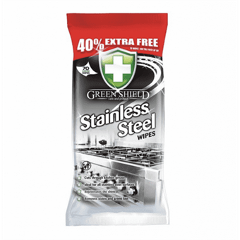 Green Shield Stainless Steel Wipes - 70 pcs