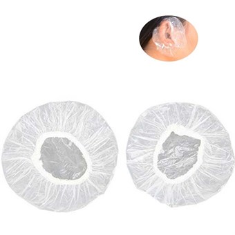 Disposable Plastic Waterproof Ear Protector Hairdressing Dye Shield Protection - 1 set