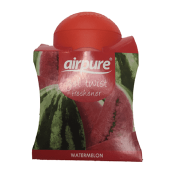AirPure Gel Twist - Fresh Air in the Bathroom, Kitchen and Office - Water Melon - Scent of Watermelon