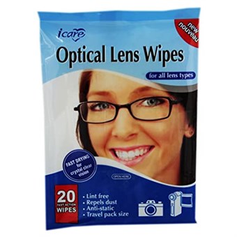iCare Spectacle & Lens Wipes - 20 pcs