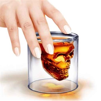 Crystal Skull Head Shots Glass 2.0