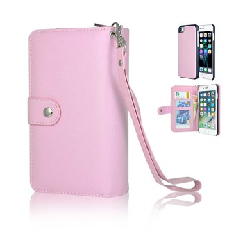 Functional case with removable cover for iPhone 7 / iPhone 8 - Pink