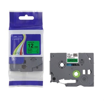 Brother Compatible TZ 231 - Black text White tape 12mm x 8 m