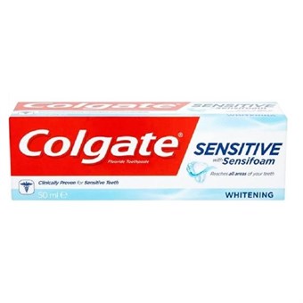Colgate Sensitive Sensifoam Whitening Toothpaste - 50 ml
