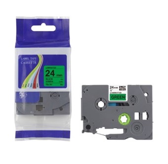 Brother Compatible TZ 231 - Black text White tape 12mm x 8 m