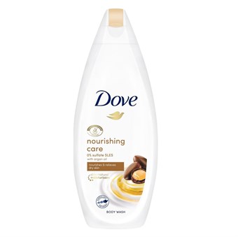Dove Body Wash - Nourishing Care & Infused With Moroccan Argan Oil - 225 ml