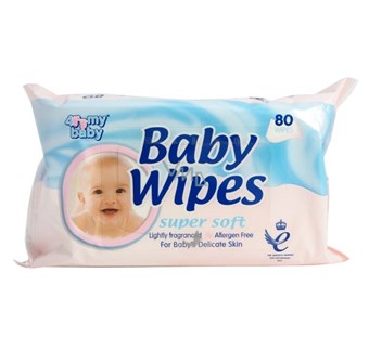 4 My Baby Super Soft Baby Wipes - 80 pcs