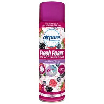 AirPure Fresh Stripes Toilet Gel - Toilet Cleaner - Alternative to Toilet Blocks - Ocean Breeze - Scent of the Sea