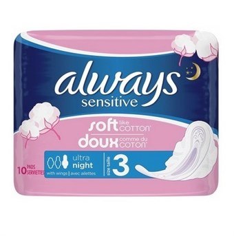 Always Sensitive Night Ultra w / wings 7 pcs.