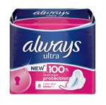 Always Ultra Super Plus w / Wings - 8 pcs.